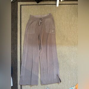 Gymshark Brown Ribbed Joggers